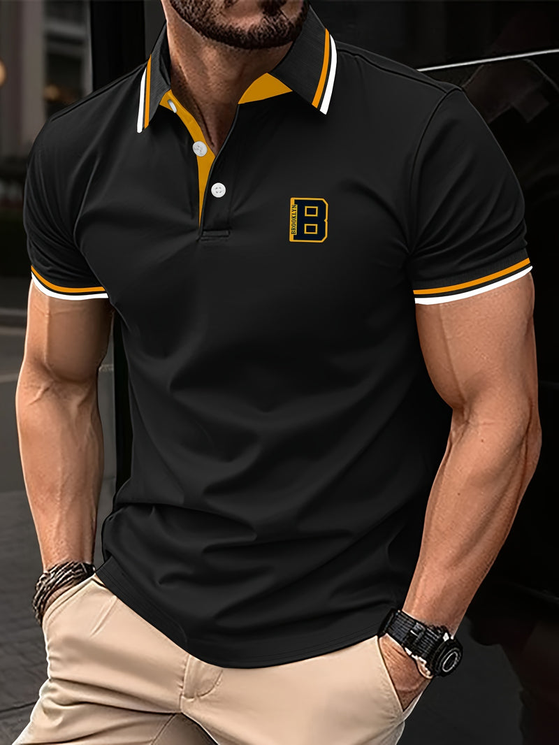 Men's Casual V-Neck T-Shirt Short Sleeve