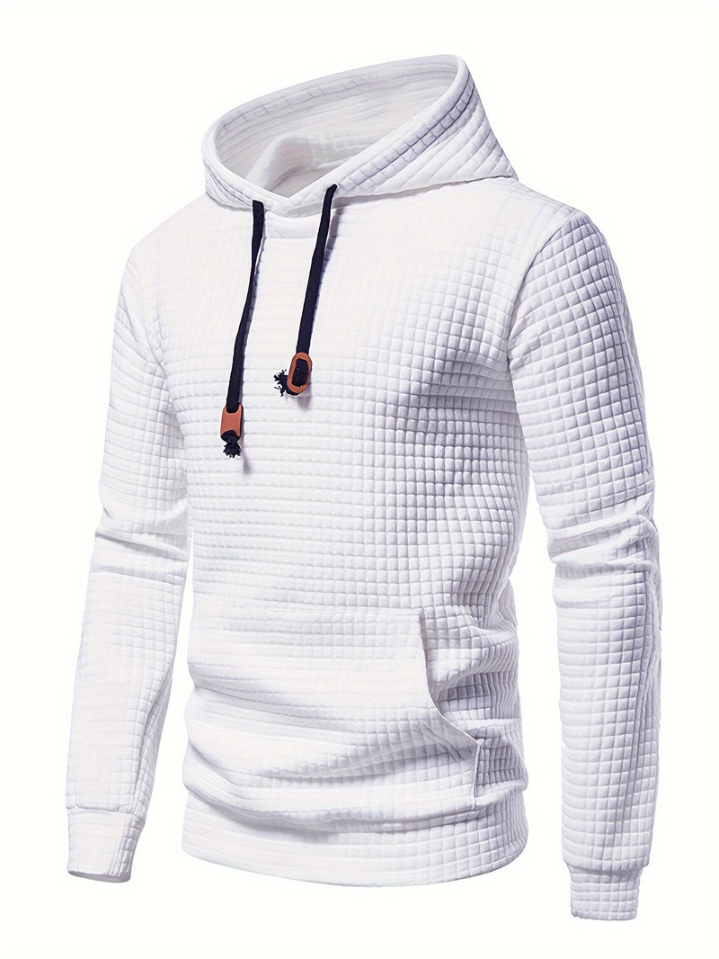 Solid Hoodie,  Men's Casual  Streetwear For Winter, Fall