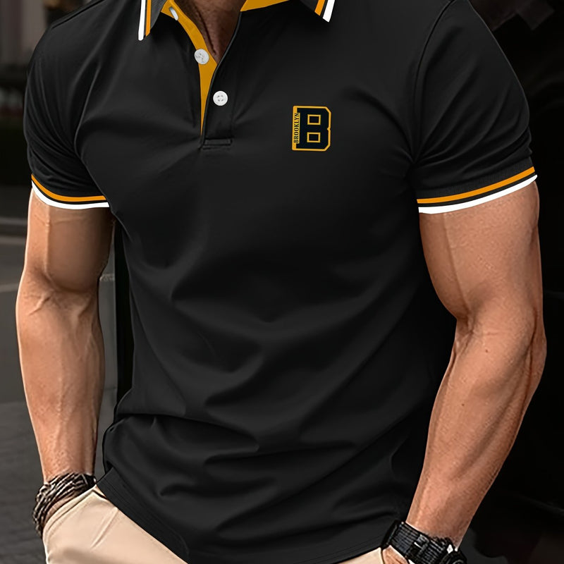 Men's Casual V-Neck T-Shirt Short Sleeve