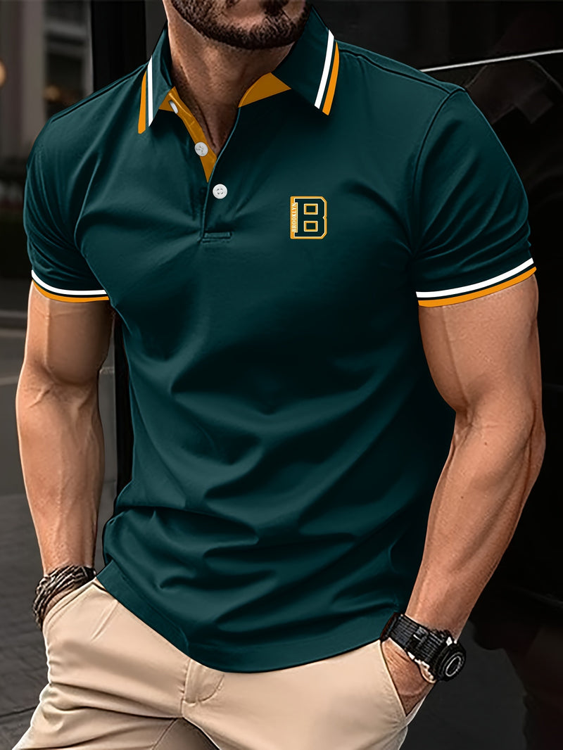 Men's Casual V-Neck T-Shirt Short Sleeve