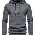 Solid Hoodie,  Men's Casual  Streetwear For Winter, Fall