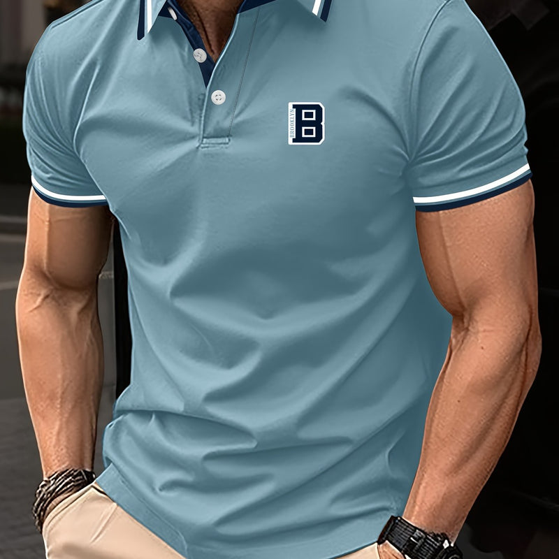 Men's Casual V-Neck T-Shirt Short Sleeve