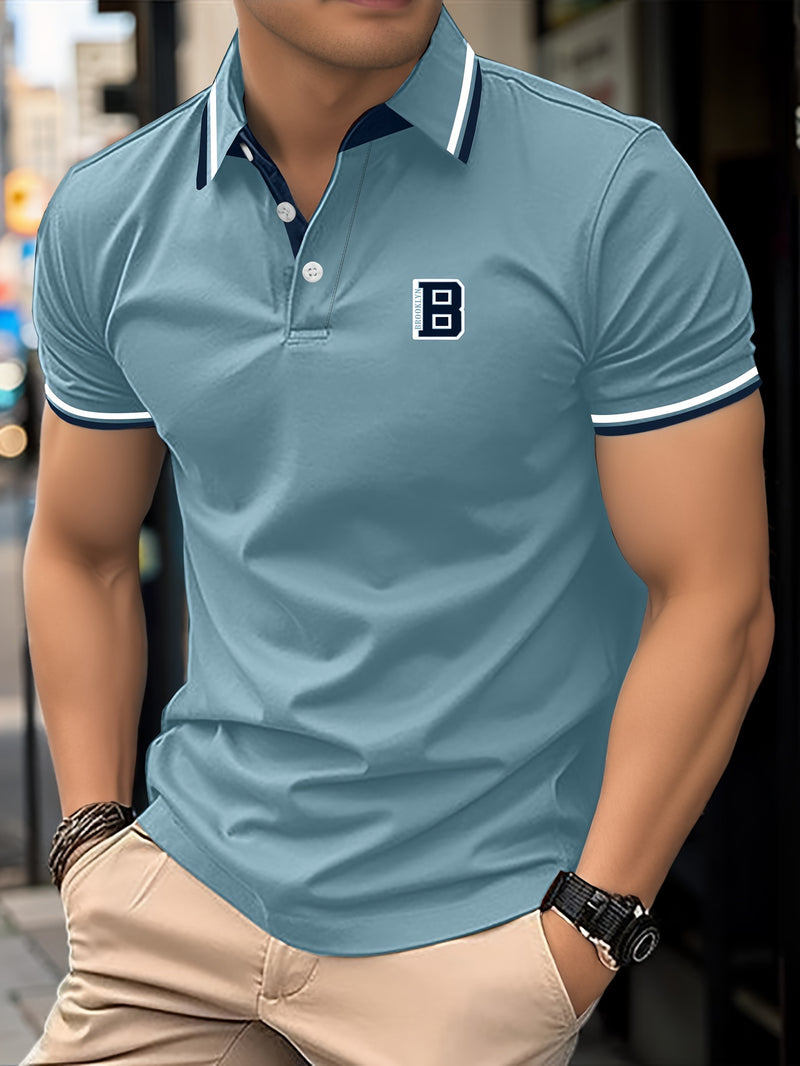 Men's Casual V-Neck T-Shirt Short Sleeve