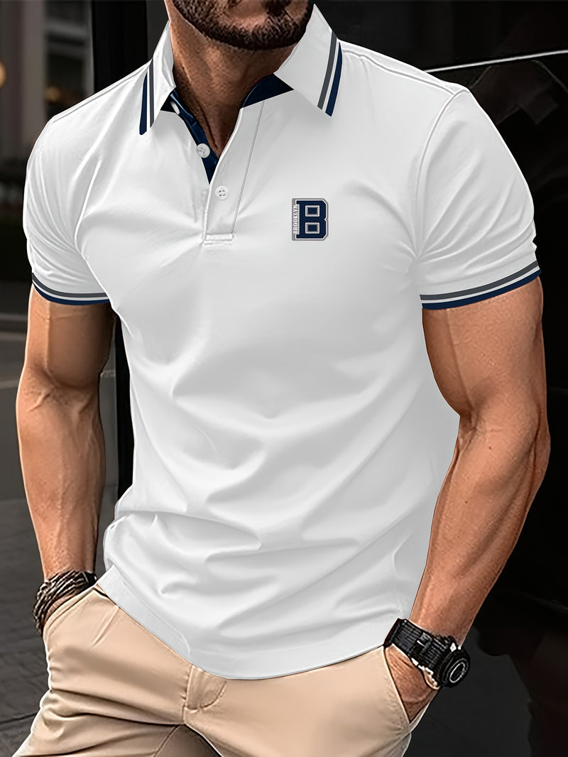 Men's Casual V-Neck T-Shirt Short Sleeve