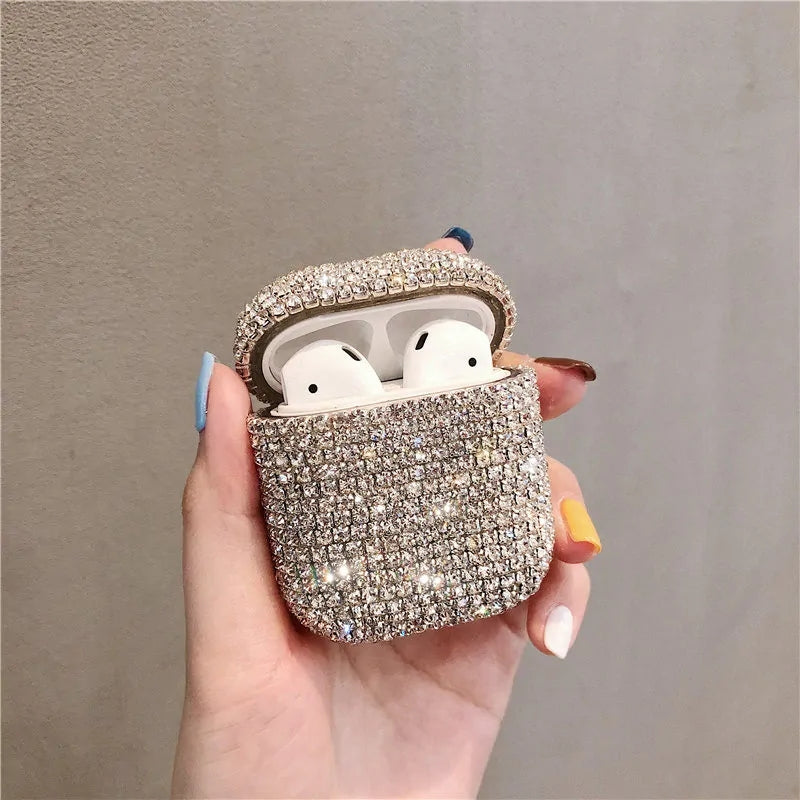 Luxury Bling Earbuds Case