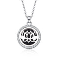 10 styles Aroma locket Necklace Magnetic Stainless Steel Aromatherapy Essential Oil Diffuser Perfume  Locket Pendant Jewelry