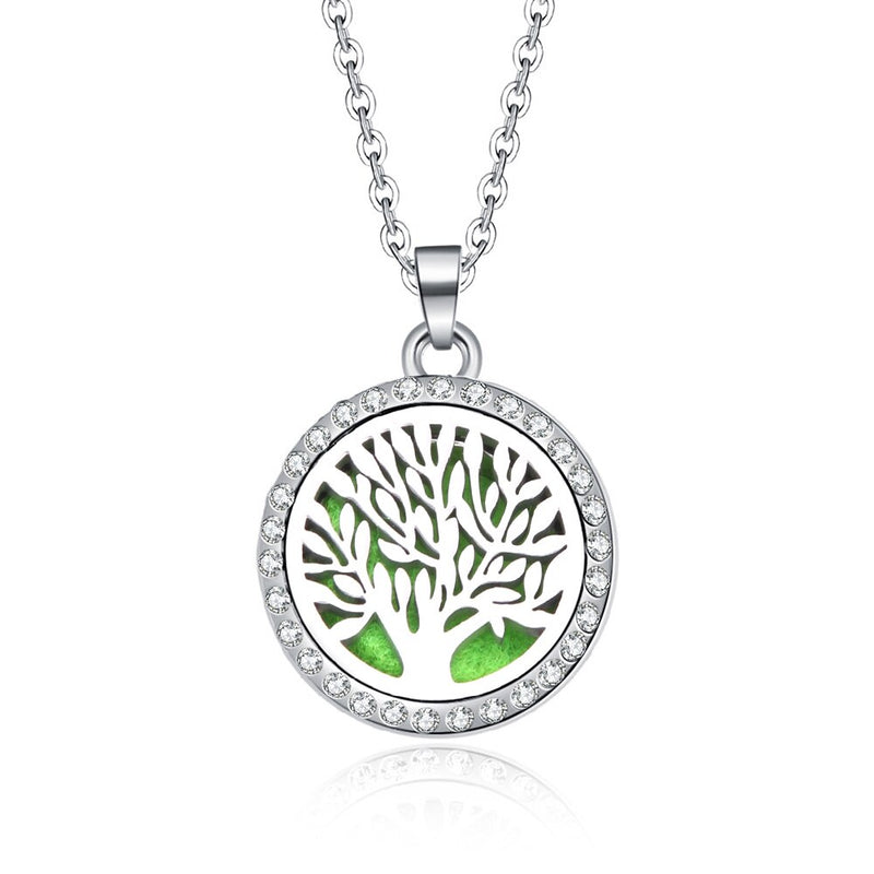 10 styles Aroma locket Necklace Magnetic Stainless Steel Aromatherapy Essential Oil Diffuser Perfume  Locket Pendant Jewelry