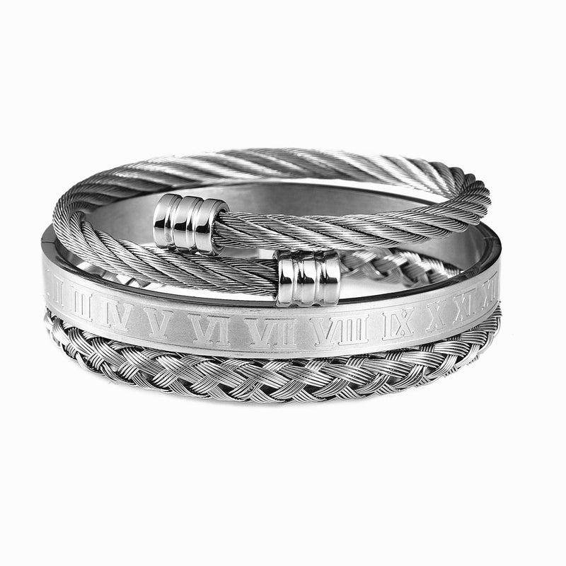 Stainless Steel Bracelet Hip Hop Men Jewelry