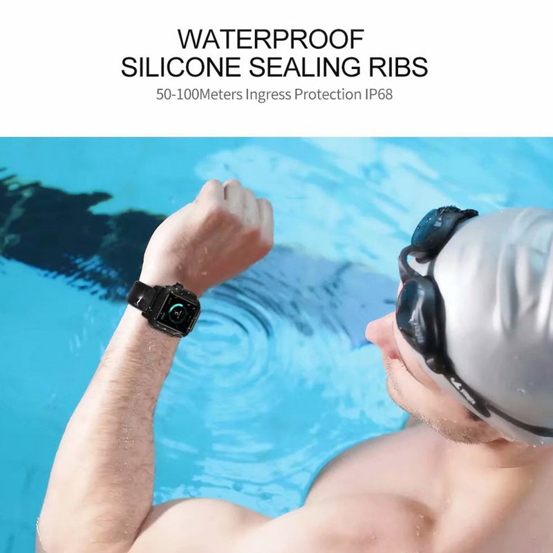 Waterproof Case and Strap For Apple Watch