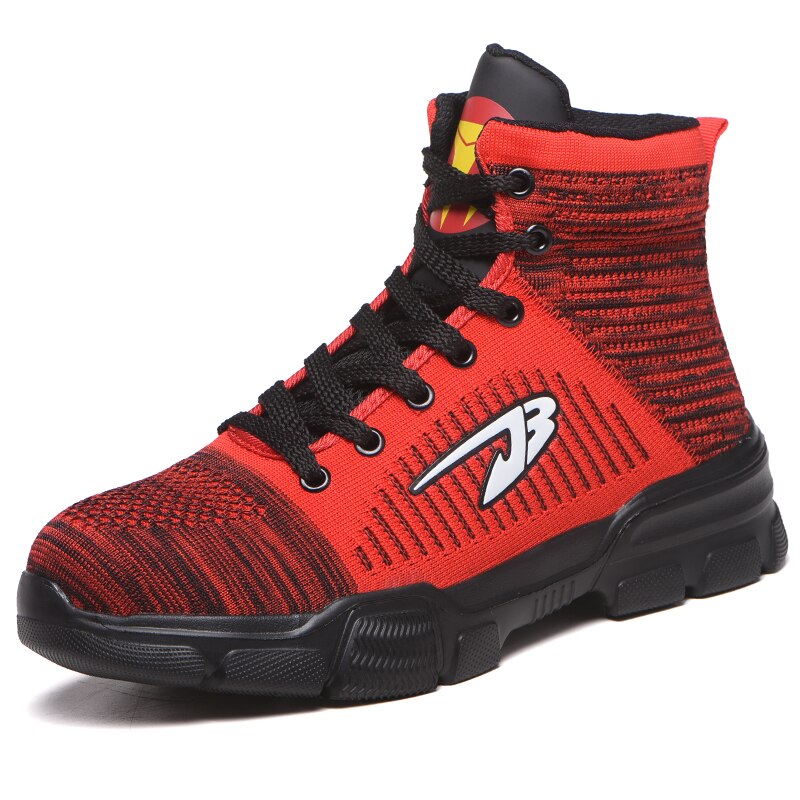 JACKSHIBO Winter Men Safety Work Boots Shoes