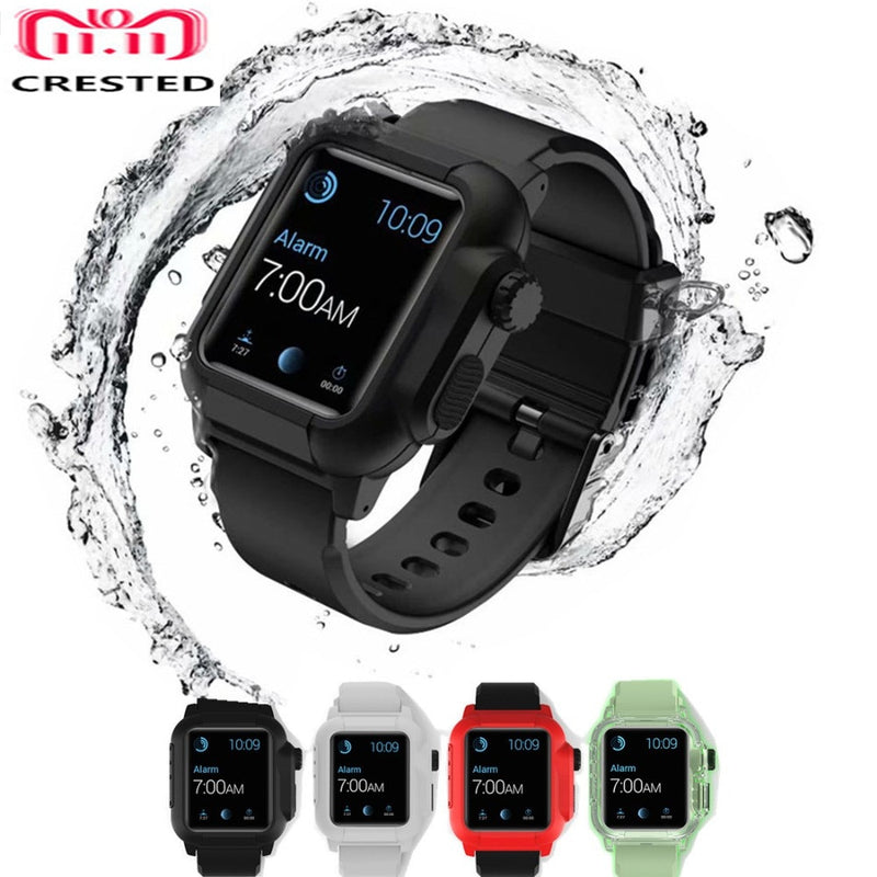 Waterproof Case and Strap For Apple Watch