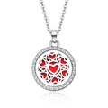 10 styles Aroma locket Necklace Magnetic Stainless Steel Aromatherapy Essential Oil Diffuser Perfume  Locket Pendant Jewelry