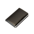 Wallet Men Women RFID  Aluminum Bank Cardholder Case Vintage Leather