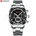 Mens Watch Sport Quartz Chronograph Wristwatches