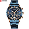 Mens Watch Sport Quartz Chronograph Wristwatches