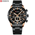 Mens Watch Sport Quartz Chronograph Wristwatches