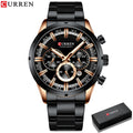 Mens Watch Sport Quartz Chronograph Wristwatches