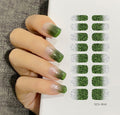 16 Sheets Nail Stickers Glitter Gradient Color Shine