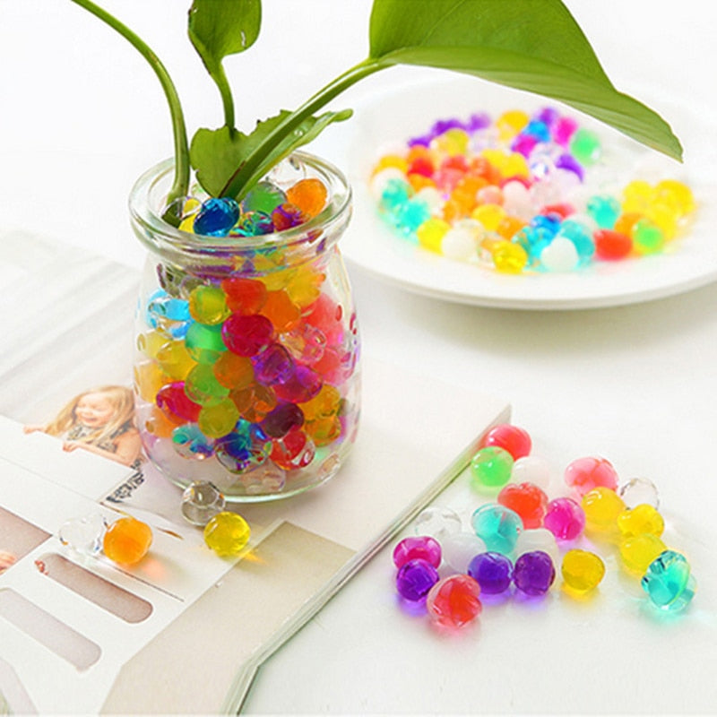 Water Beads Pack Rainbow Mix Soft Crystal Soil Water Beads