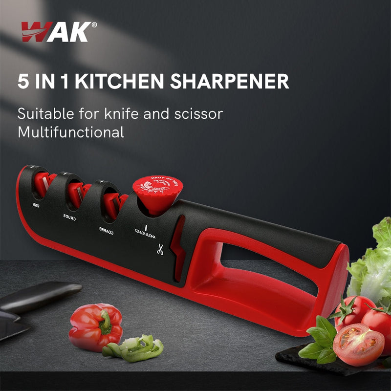 Knife Sharpener 5 in 1 Adjustable Angle