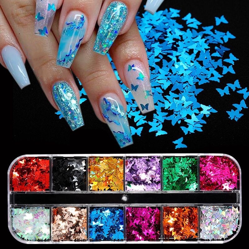 Double Layer Glitter Powder Drill Nail Art Manicure Tools Profesional Jewelry Recycling Box Storage Portable Container White DIY