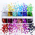 Double Layer Glitter Powder Drill Nail Art Manicure Tools Profesional Jewelry Recycling Box Storage Portable Container White DIY