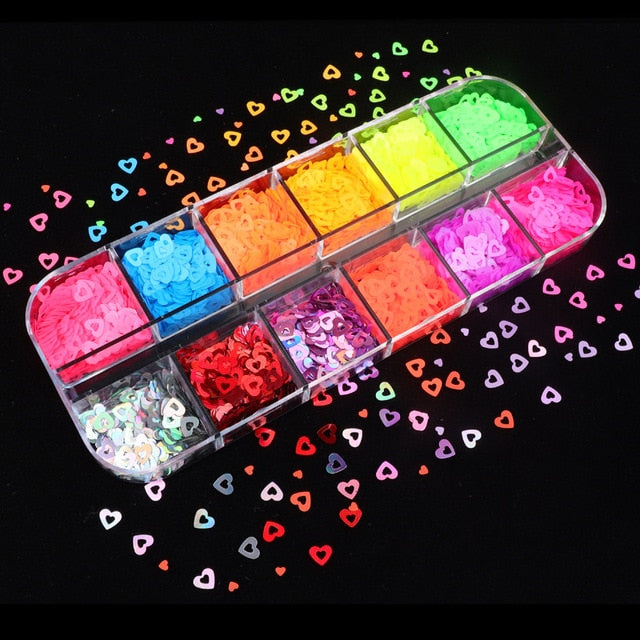 Double Layer Glitter Powder Drill Nail Art Manicure Tools Profesional Jewelry Recycling Box Storage Portable Container White DIY