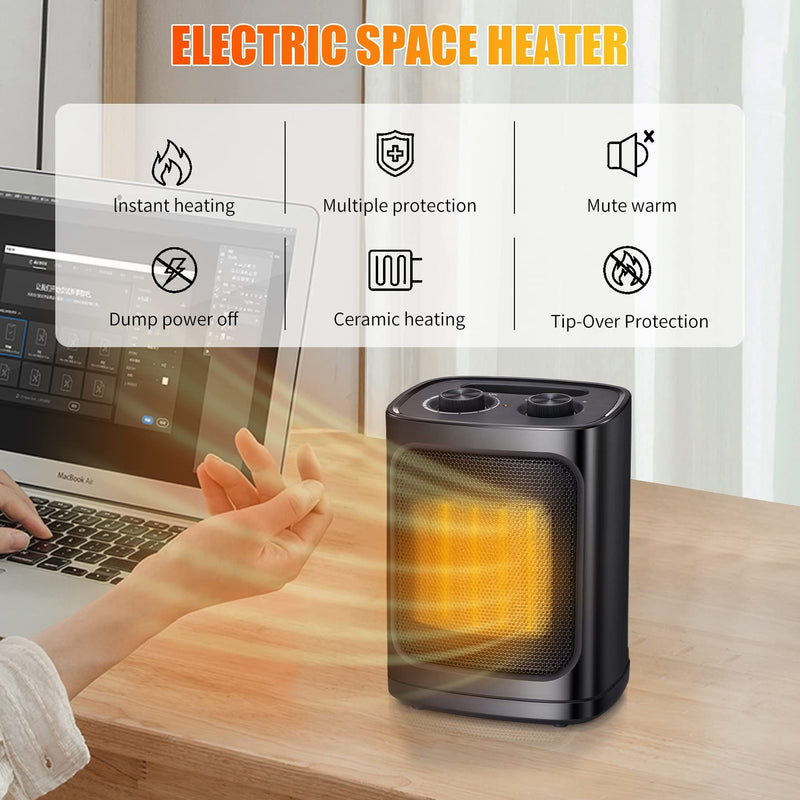 Portable Electric Heater Ceramic Fan