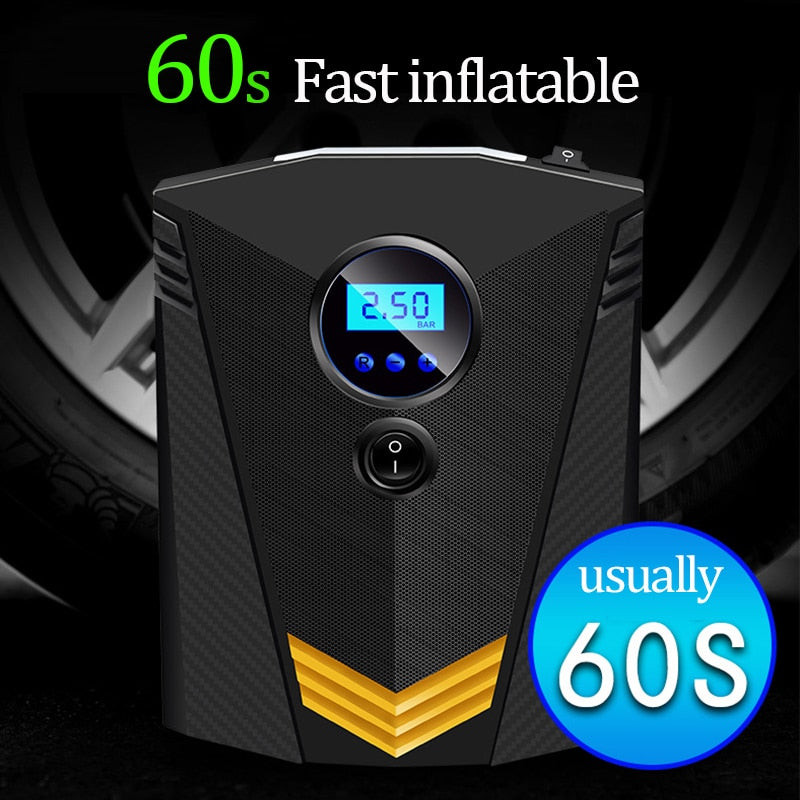 Digital Air Compressor for Car Auto Pump Portable Tire Inflator