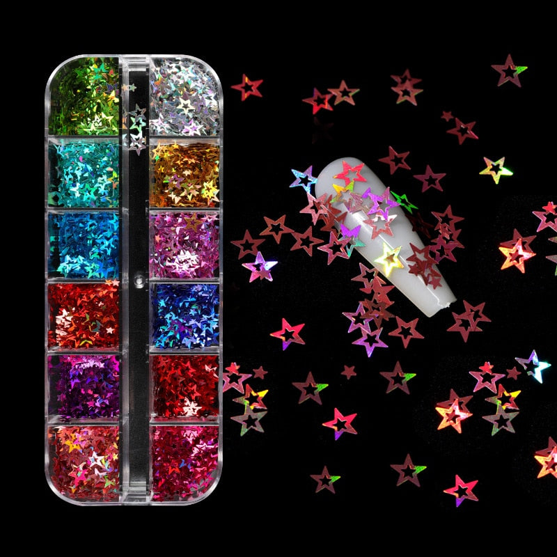 Double Layer Glitter Powder Drill Nail Art Manicure Tools Profesional Jewelry Recycling Box Storage Portable Container White DIY