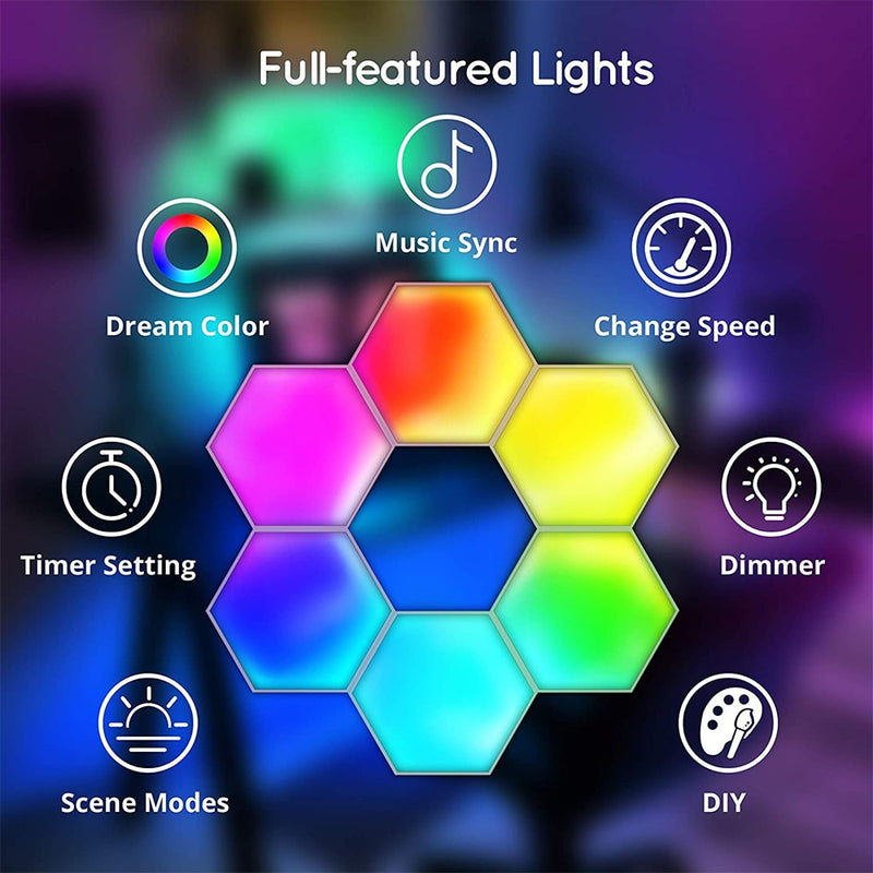 LED Hexagon Lights