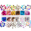 Double Layer Glitter Powder Drill Nail Art Manicure Tools Profesional Jewelry Recycling Box Storage Portable Container White DIY