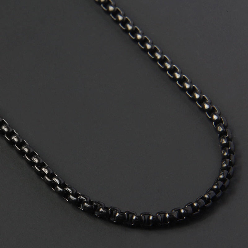 2020 Fashion New Figaro Chain Necklace Men Stainless Steel Gold Color Long Necklace For Men Jewelry Gift Collar Hombres