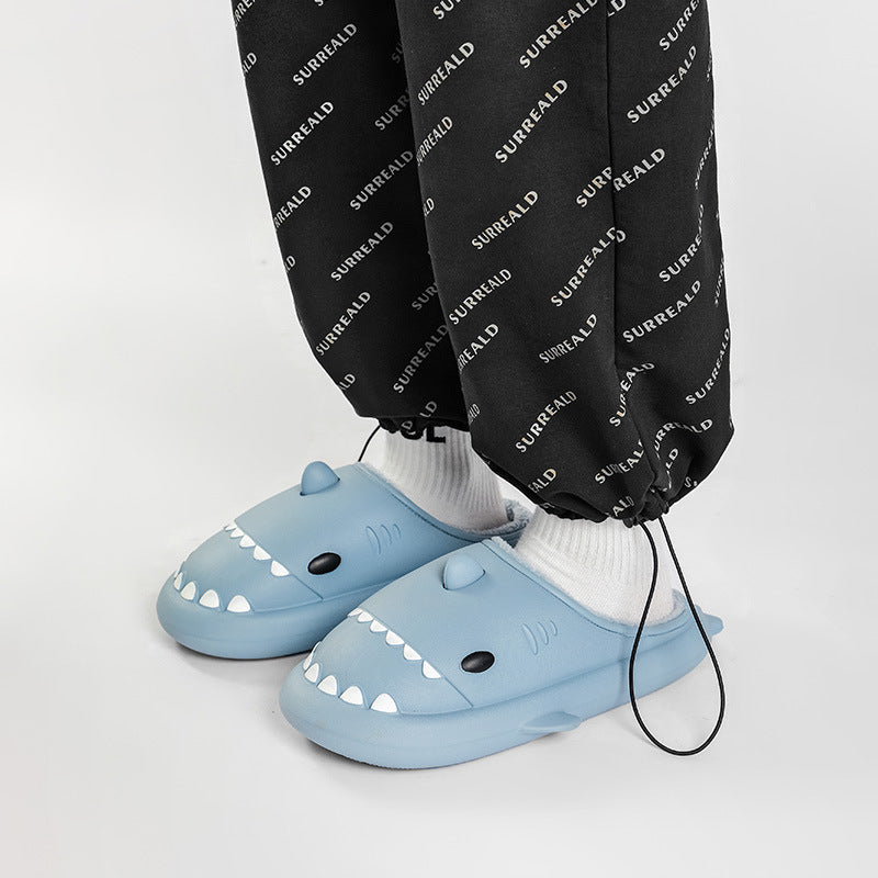 Warm Shark Slippers Winter