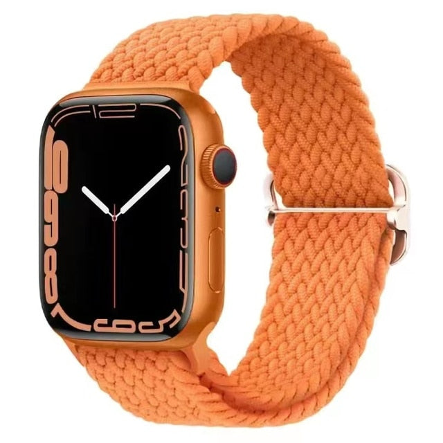 Nylon Braided Solo Loop Strap For Apple Watch