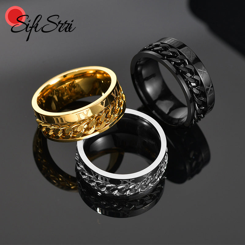 Rotatable Stainless Steel  Ring