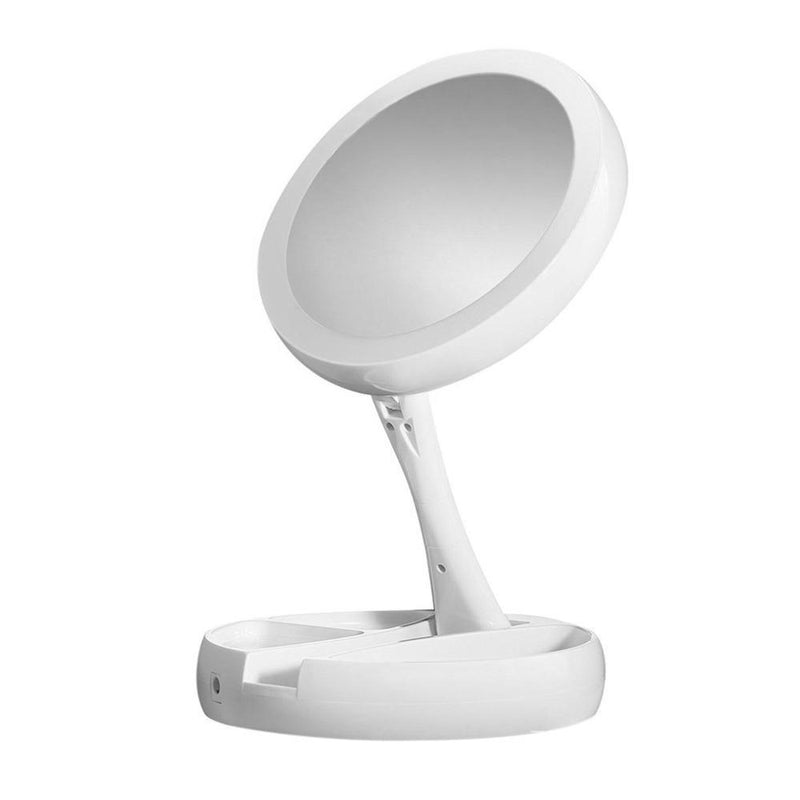 LED Foldaway Vanity Mirror